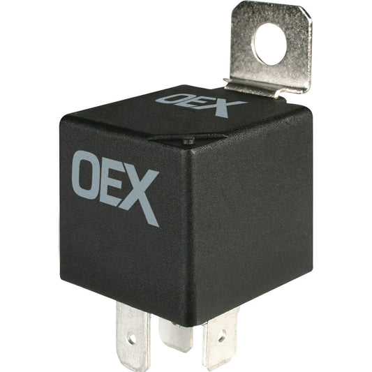 OEX Mini Relay 12V Normally Open 40A - Resistor Protected, Sealed - ACX1940RBL
