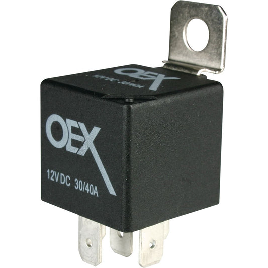 OEX Mini Relay 12V Change Over 30/40A - Resistor Protected, Sealed - ACX1941RBL