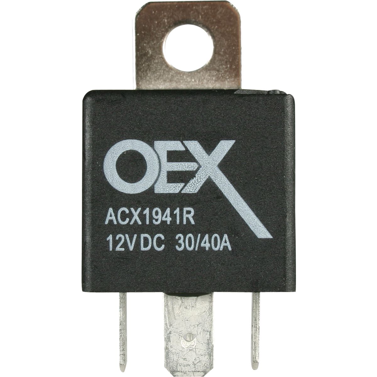 OEX Mini Relay 12V Change Over 30/40A - Resistor Protected, Sealed - ACX1941RBL