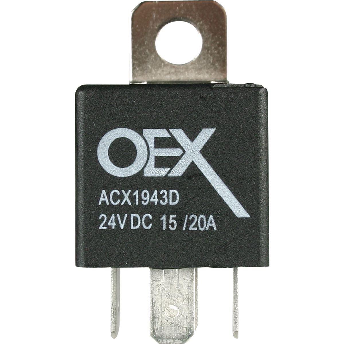 OEX Mini Relay 24V Change Over 15/20A - Diode Protected, Sealed - ACX1943DBL