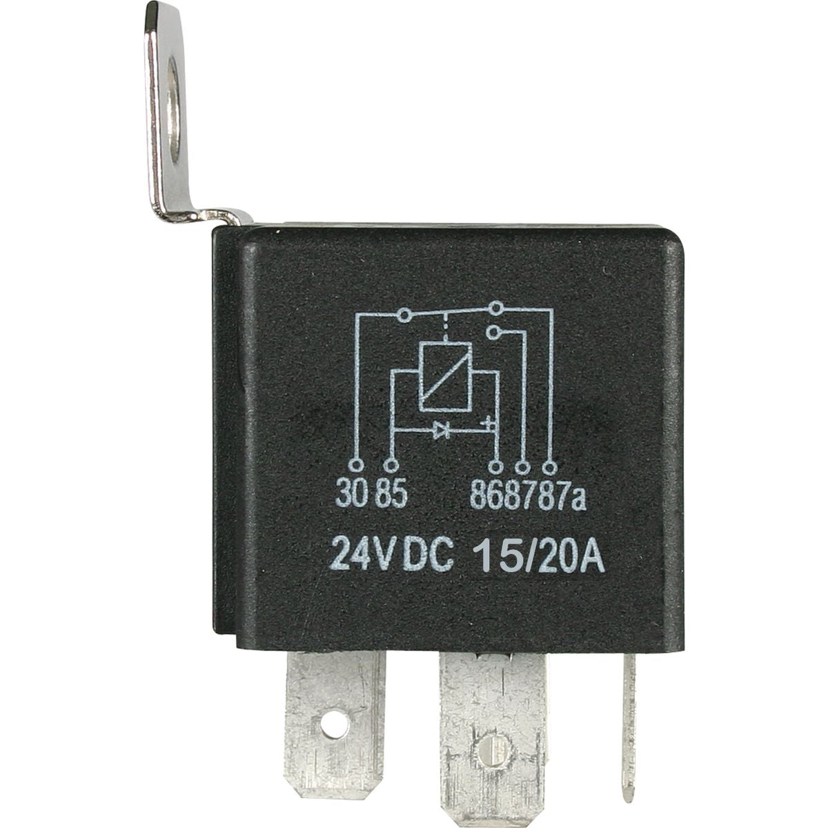 OEX Mini Relay 24V Change Over 15/20A - Diode Protected, Sealed - ACX1943DBL