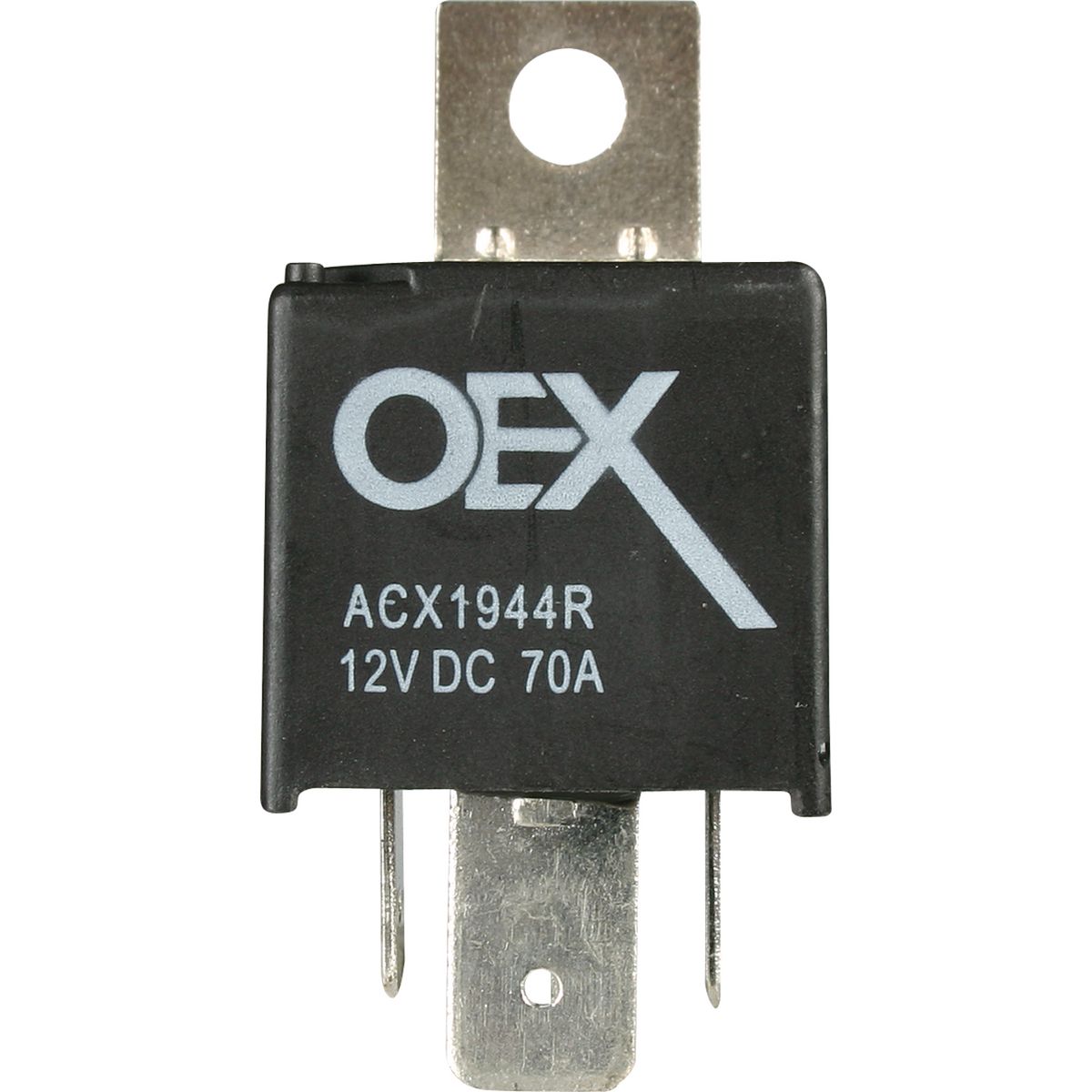 OEX Mini Relay 12V Normally Open 70A - Resistor Protected, Sealed - ACX1944RBL
