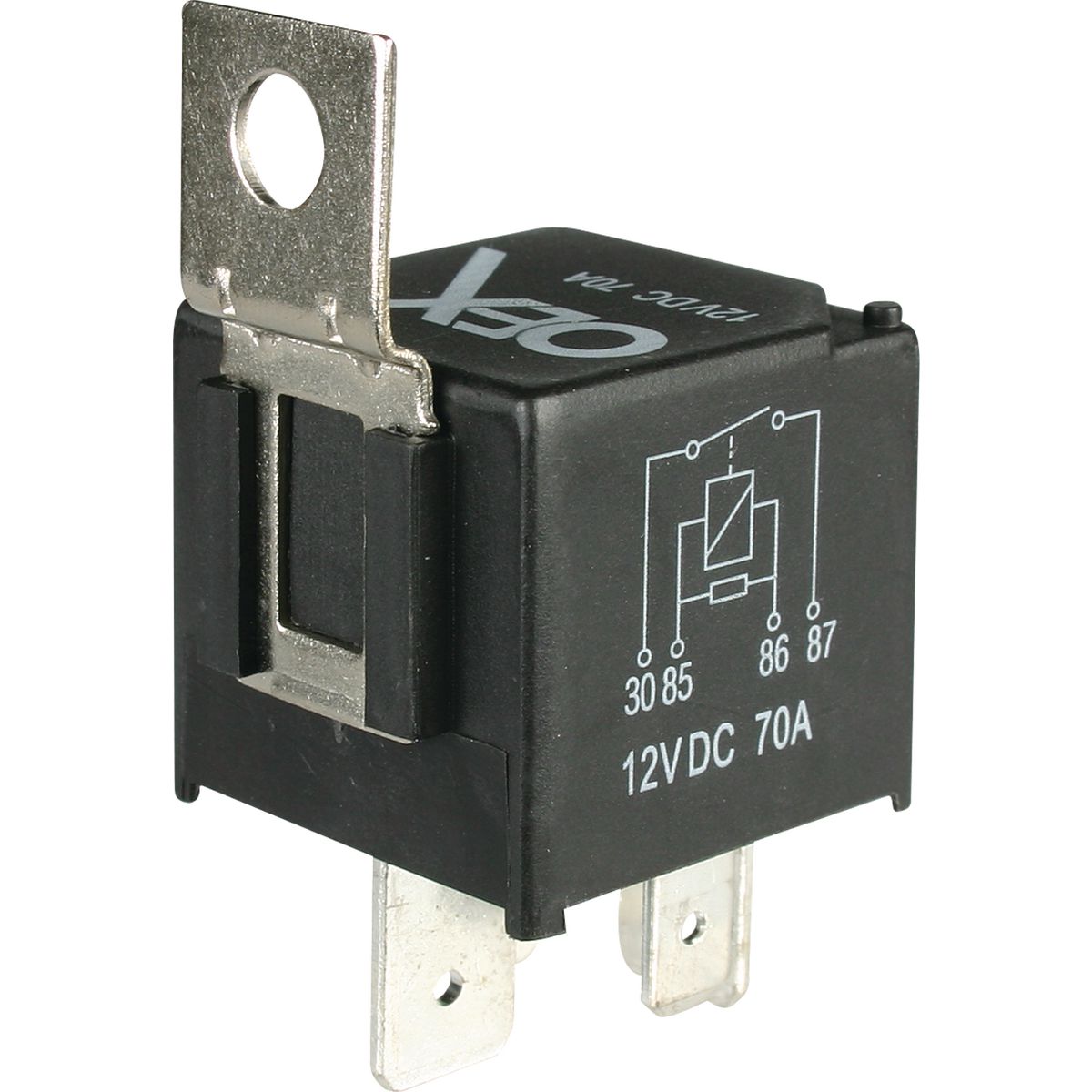 OEX Mini Relay 12V Normally Open 70A - Resistor Protected, Sealed - ACX1944RBL