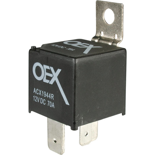 OEX Mini Relay 12V Normally Open 70A - Resistor Protected, Sealed - ACX1944RBL