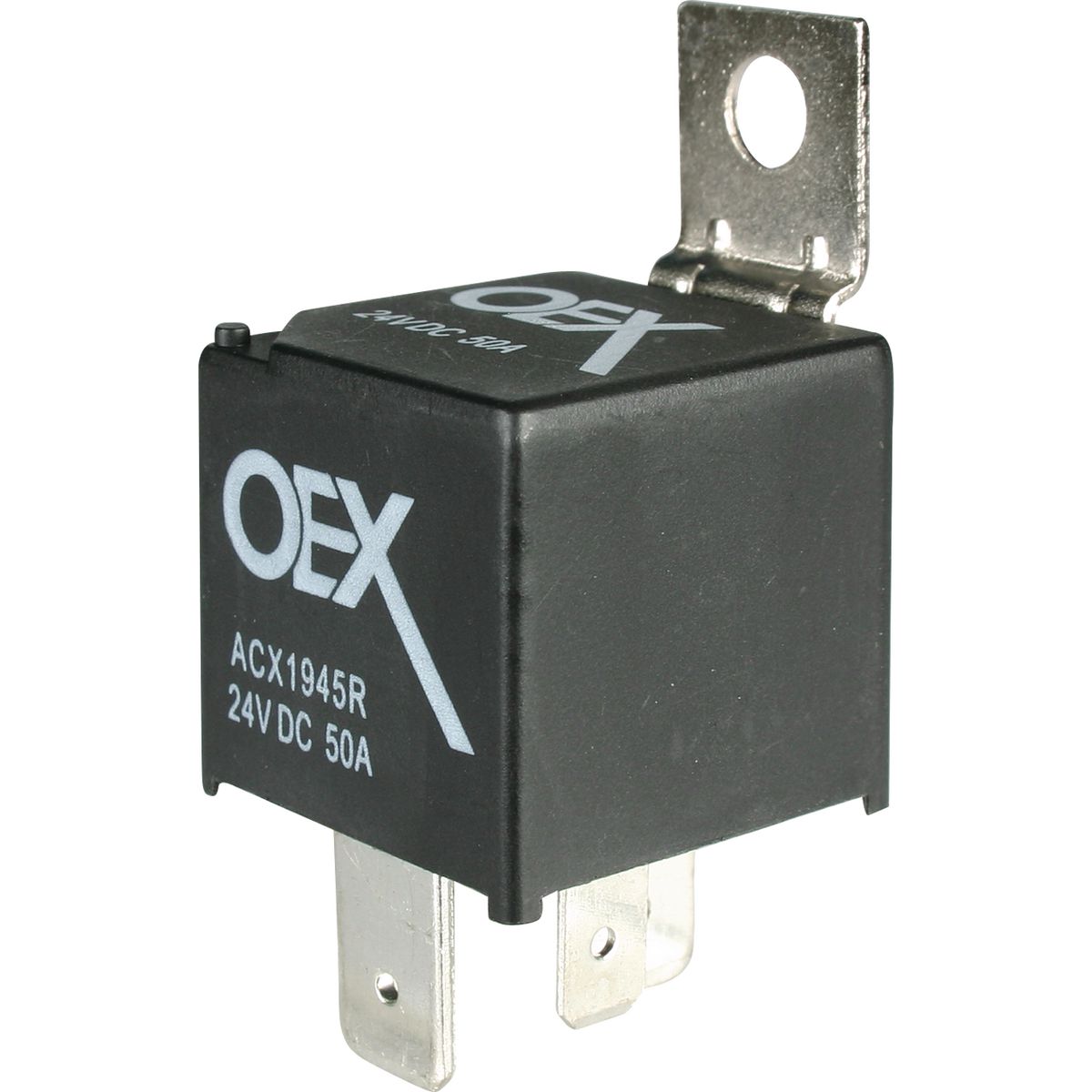 OEX Mini Relay 24V Normally Open 50A - Resistor Protected, Sealed - ACX1945RBL