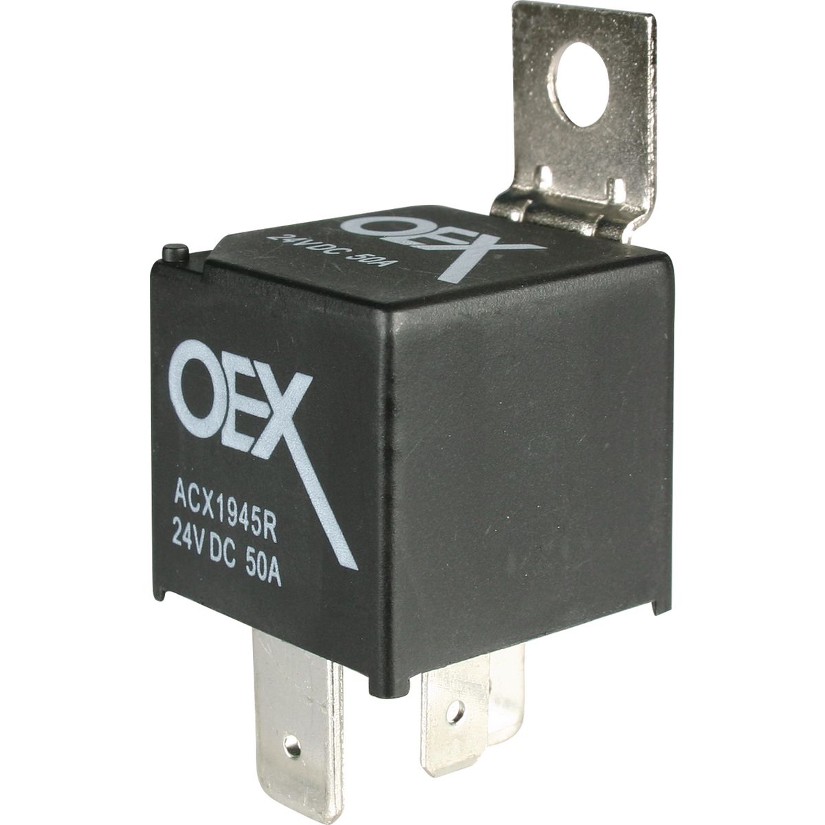 OEX Mini Relay 24V Normally Open 50A - Resistor Protected, Sealed - ACX1945RBL