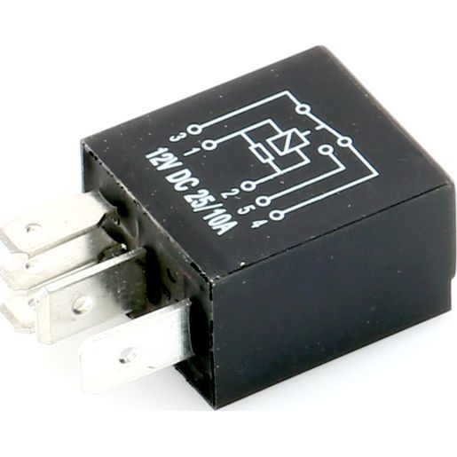 OEX Micro Relay 12V Change Over 25/10A - Resistor Protected, Sealed - ACX1981BL