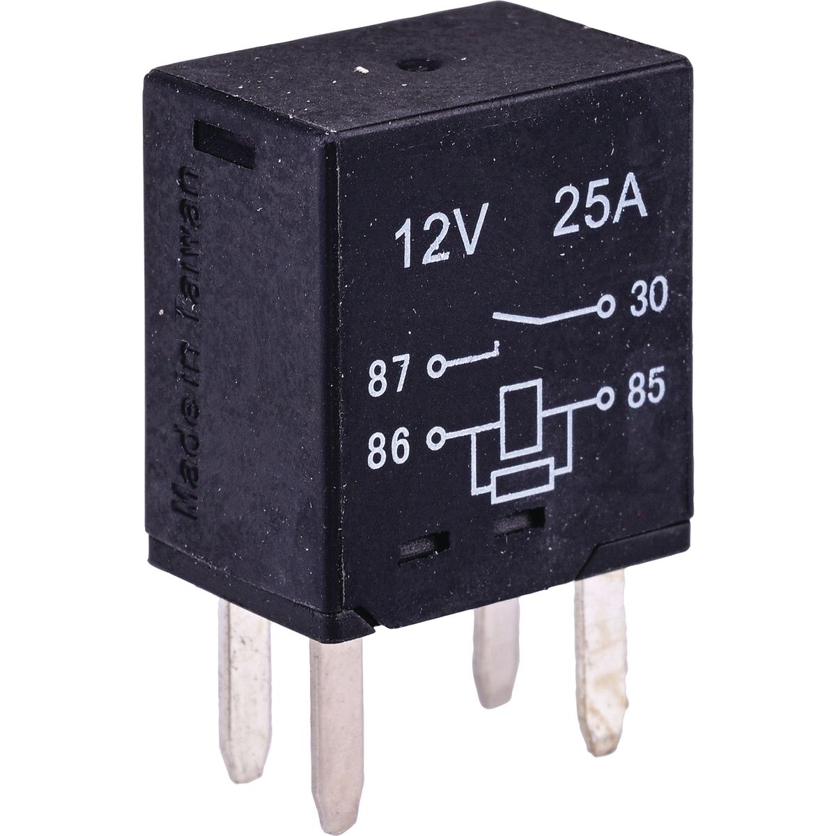 OEX Micro Relay 12V 20A 4 Pin Resistor Protected - 1Pce - ACX1988