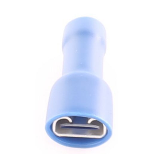 OEX Crimp Terminal Female Blade Blue 6.3mm Vinyl (100 Pack) - ACX3024