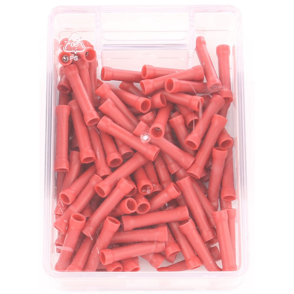 OEX Crimp Terminal Joiner Red Cable Size 2.5-3mm Vinyl (Pack of 100) - ACX3038