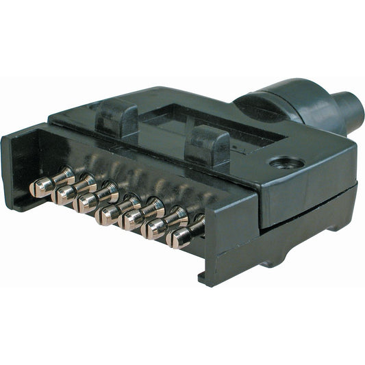 OEX Trailer Plug 7 Pin Flat Plastic - ACX2804