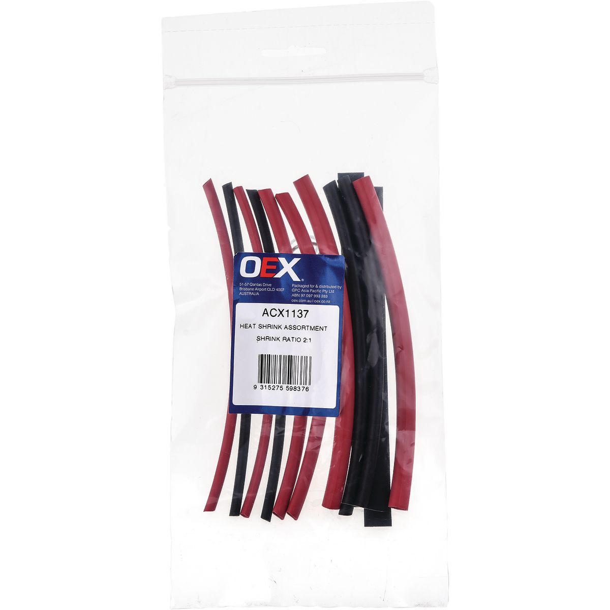 OEX Heat Shrink - Assortment Pack 3-6.4mm - ACX1137