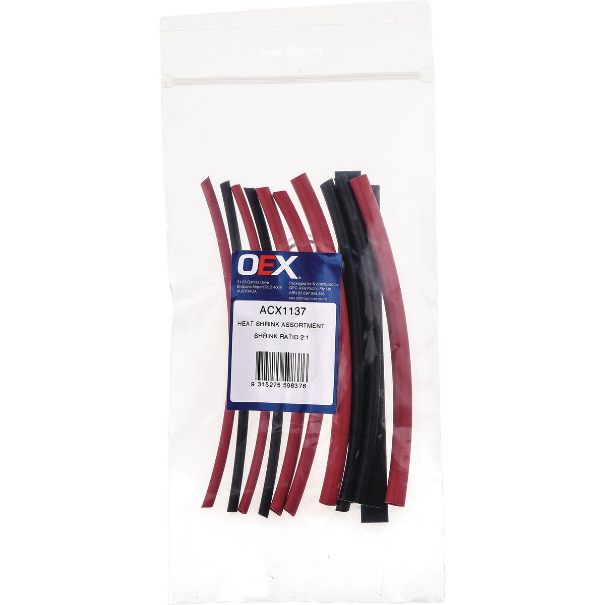 OEX Heat Shrink - Assortment Pack 3-6.4mm - ACX1137