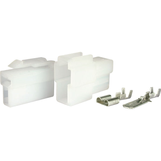 OEX QC Connector Male/Female White 2 Pole - 1 Kit - ACX2693BL