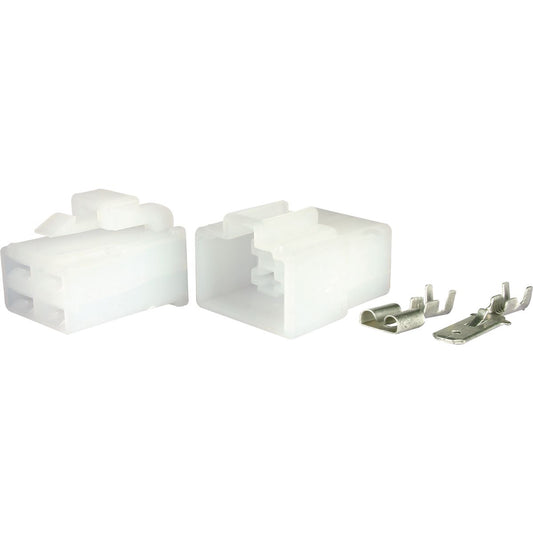 OEX QC Connector Male/Female White 4 Pole - 1 Kit - ACX2695BL