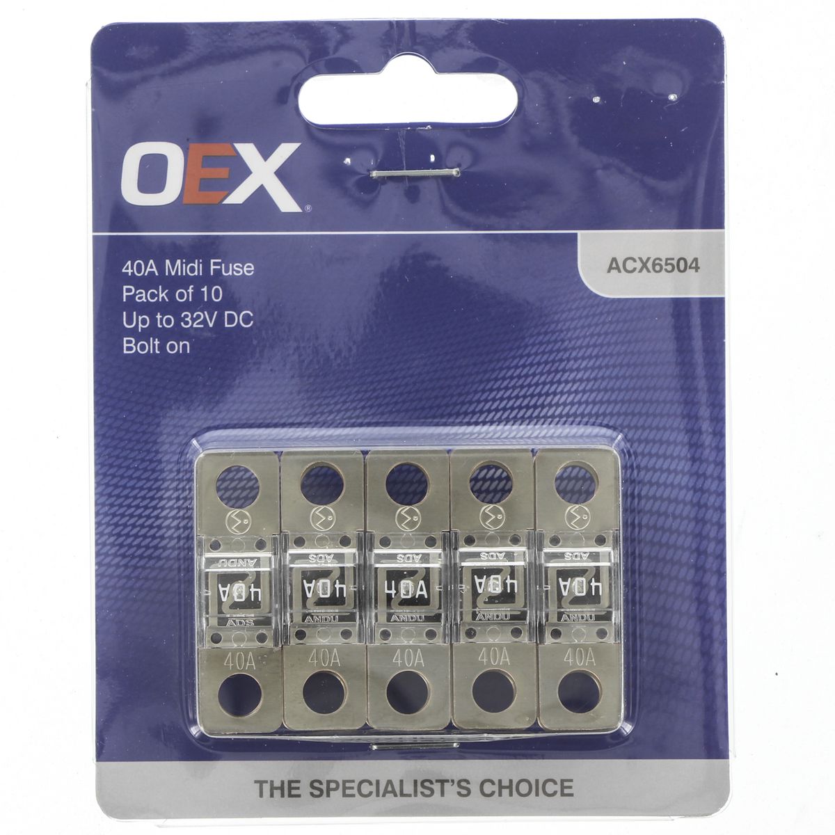 OEX 40A MIDI Fuse (10 Pack) - ACX6504