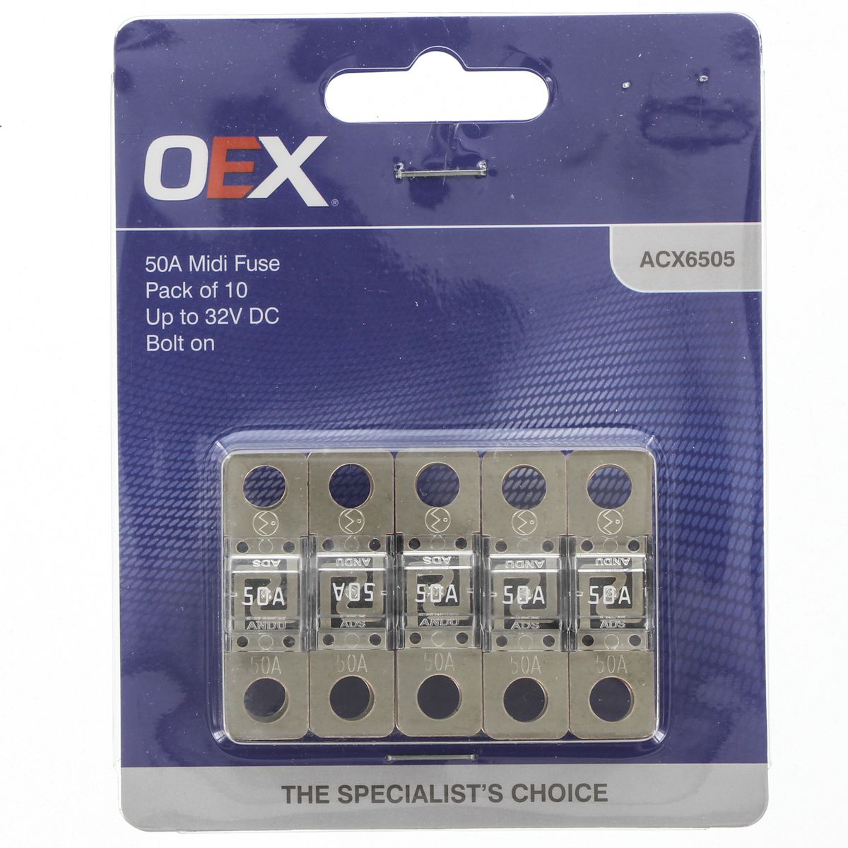OEX 50A MIDI Fuse (10 Pack) - ACX6505
