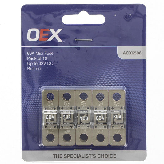 OEX 60A MIDI Fuse (10 Pack) - ACX6506