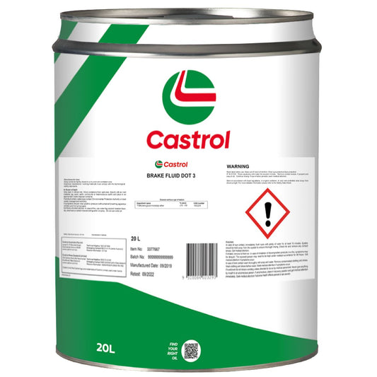 Castrol Brake Fluid Dot 3 20L - 3377667