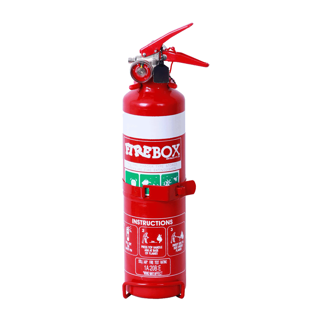 Firebox Fire Extinguisher 1Kg Dry Chemical Powder Abe - FB10ABE