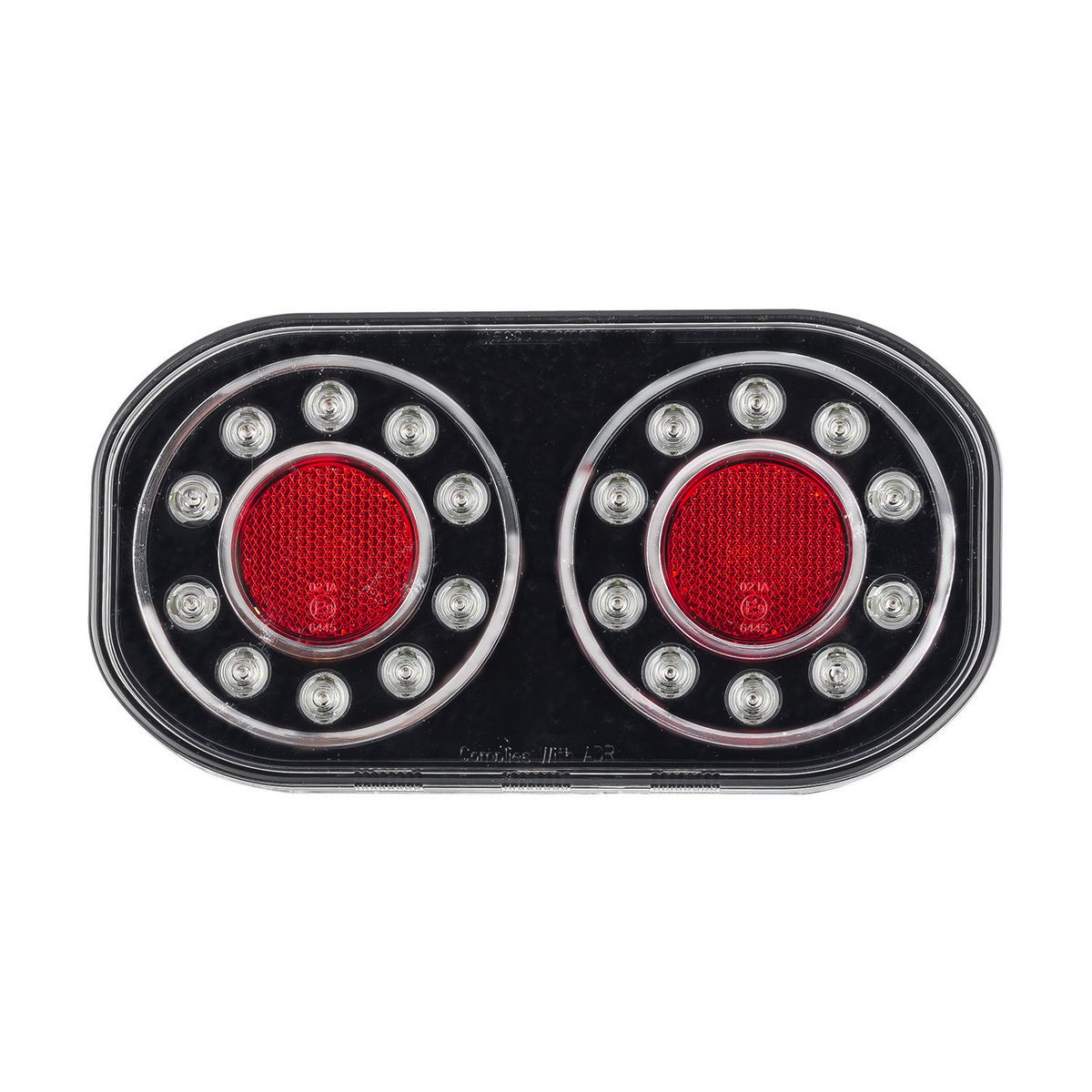 LED Autolamps 12V LED Stop/Tail/Indicator Lamp With Licence Plate Light Left & Right Side Twin Pack - 209GARLP2