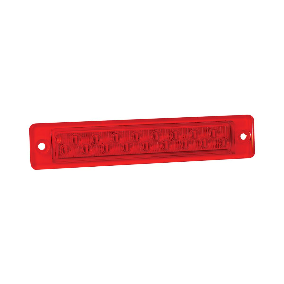 LED Autolamps 12V Slimline LED Stop/Tail Lamp With Red Lens - 25R12