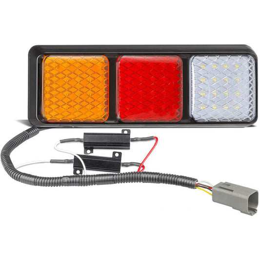 LED Autolamps 12V Stop/Tail/Ind/Rev LED Light Kit 450mm Loom DT04 Connector - SO282ARWM2LR450