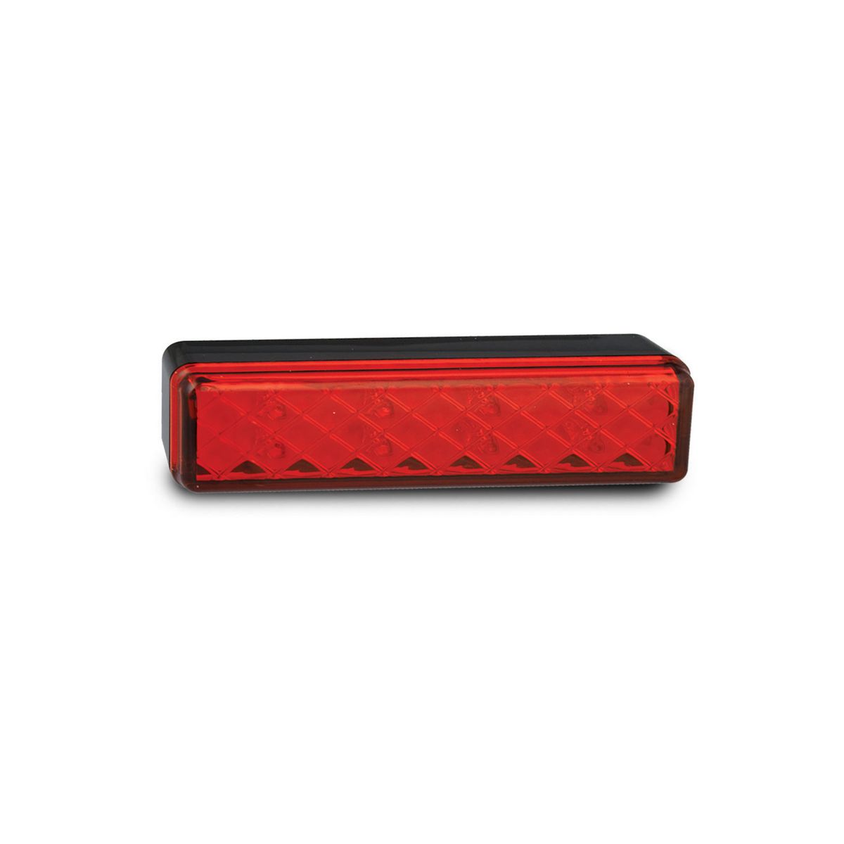 LED Autolamps Multi Volt Stop/Tail Lamp 8 Square LEDs With Black Base - 135RM