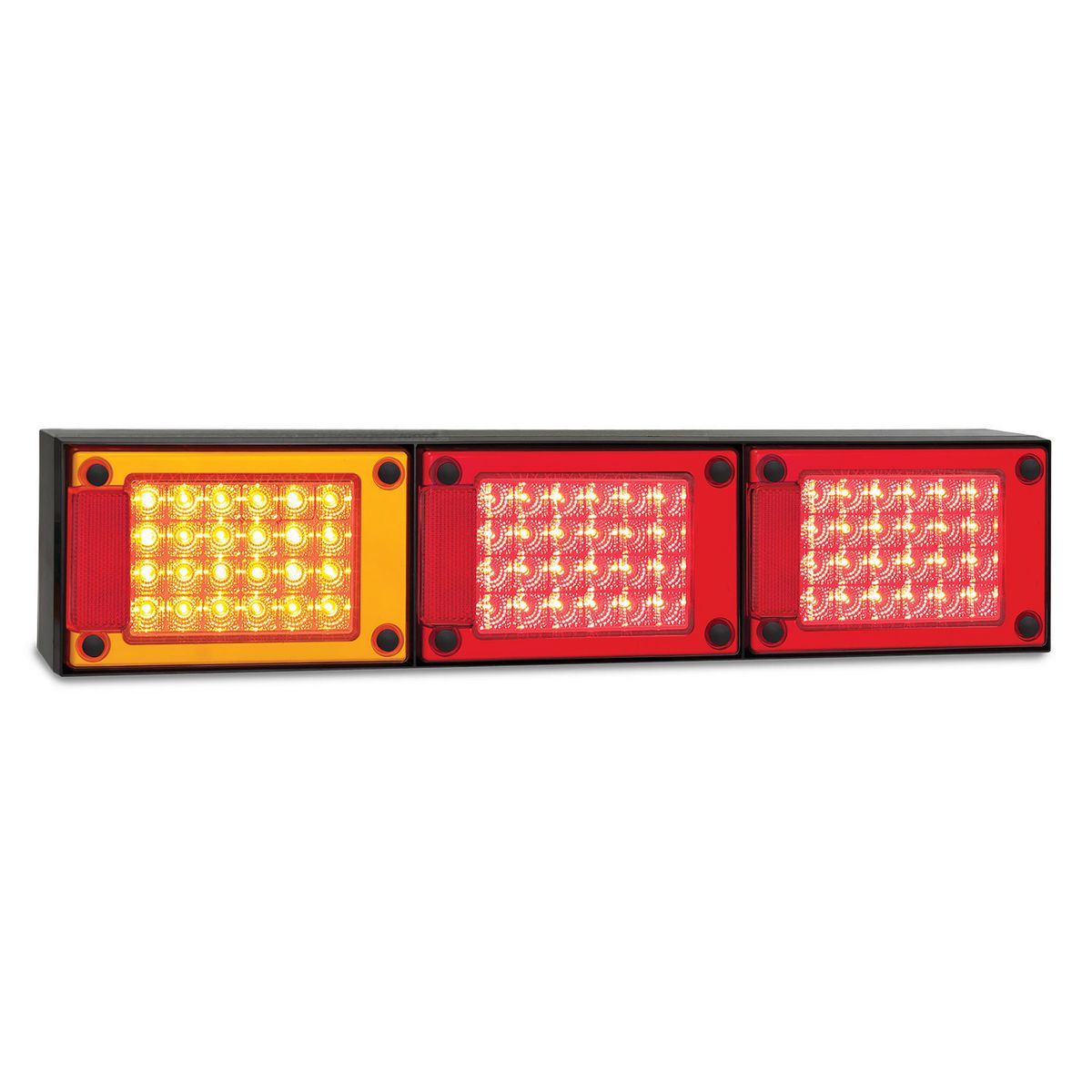 LED Autolamps Multi Volt Jumbo Stop/Tail/Indicator Lamp Assembly - J3BARRM