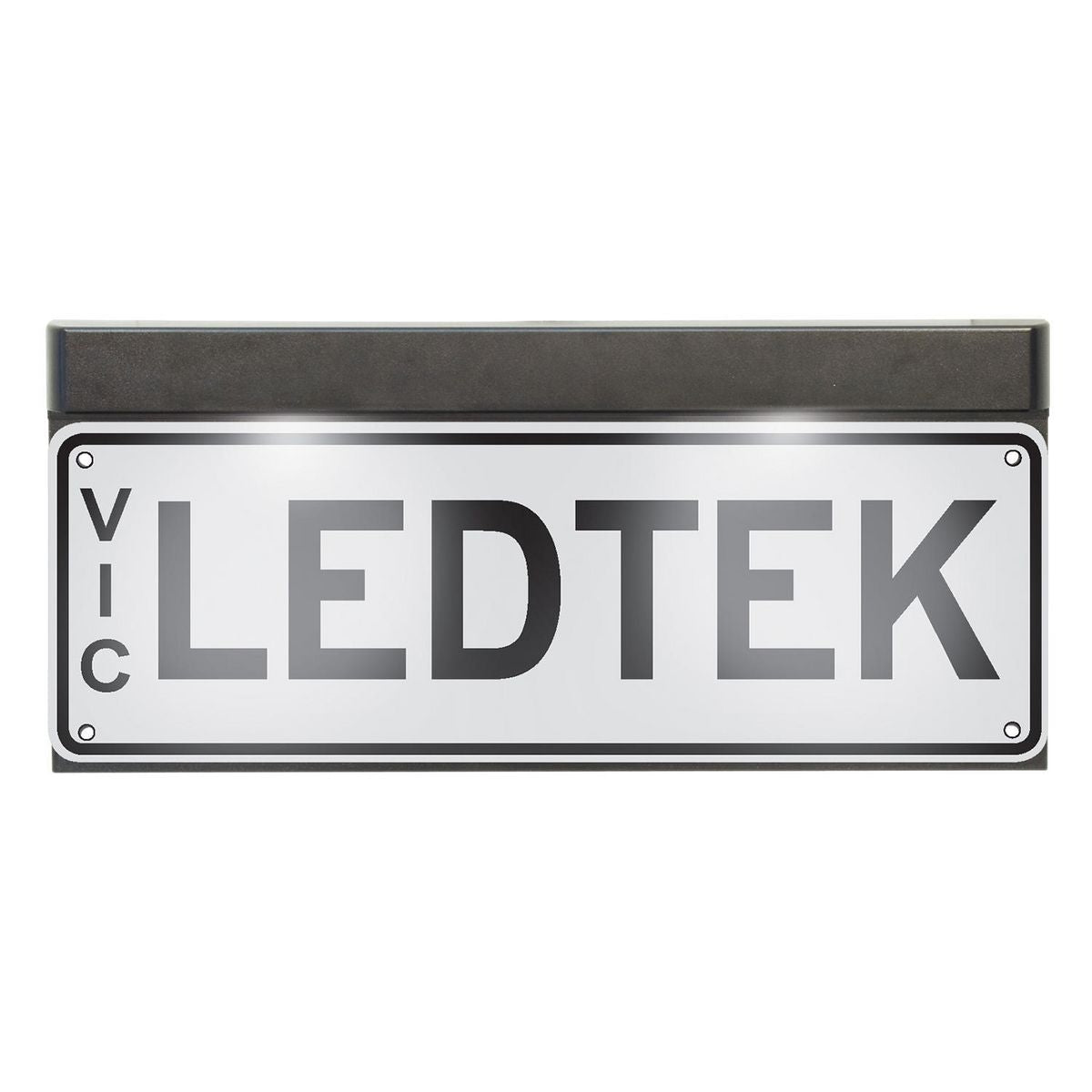 LED Autolamps Licence Plate Frame 6 LEDs With 1 Metre Wire And Clip In Connector To Suit Gen II Lamps - LP1B