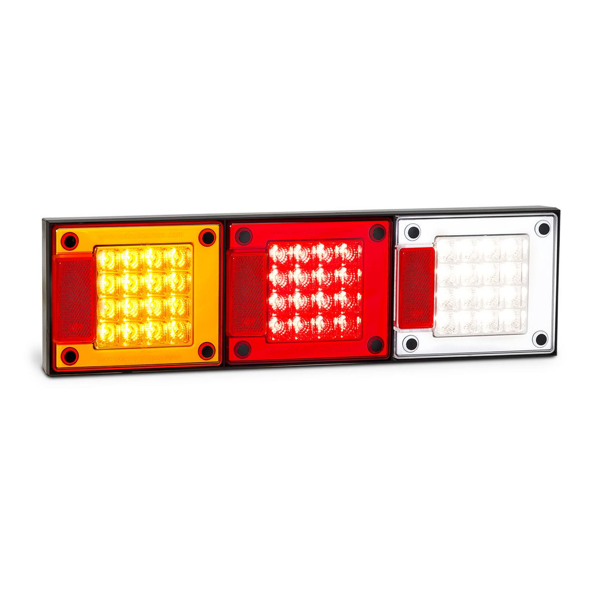 LED Autolamps 12/24V Stop/Tail/Indicator/Reverse Lamp 460x130x33mm - 460ARWM