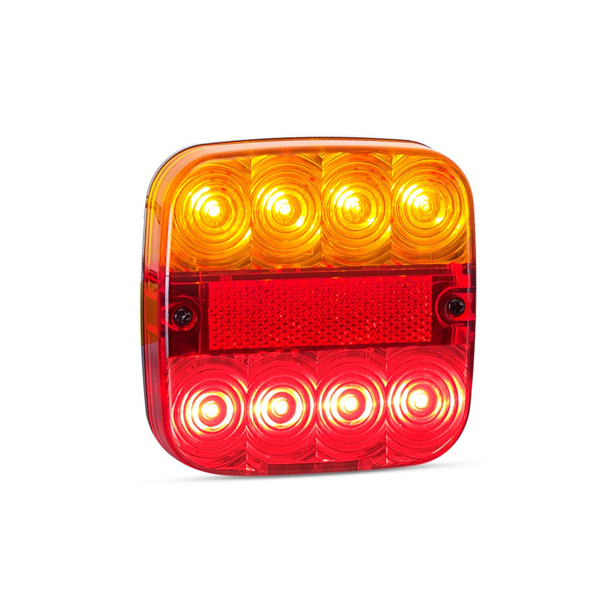 LED Autolamps 12/24V Stop/Tail/Indicator/Reflector 107x107x23mm - 99ARM