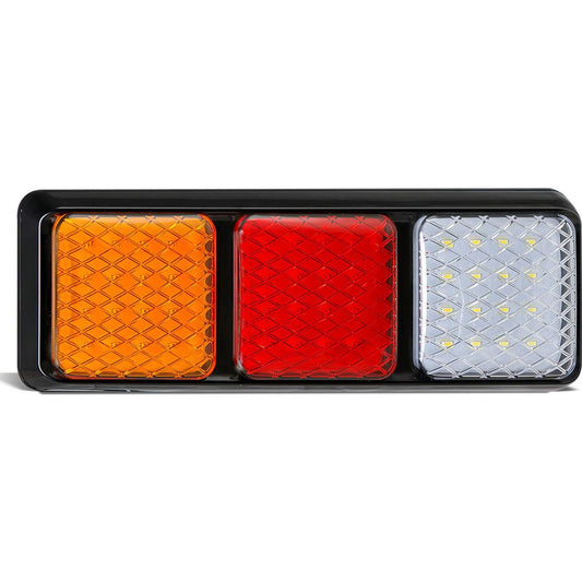 LED Autolamps 12/24V Stop/Tail/Indicator/Reverse Light 284x100x27mm - 282ARWMB