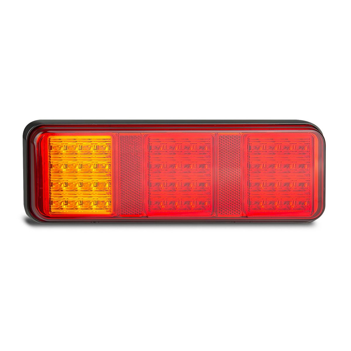 LED Autolamps 12/24V Stop/Tail/Indicator Lamp With Inbuilt Reflectors Screw Or Bolt On Mount - 283ARRM