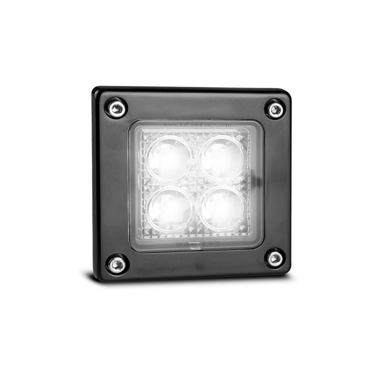 LED Autolamps 9/30V Flood/Reverse Lamp Recessed Mount Black E. Coating - 73120BM