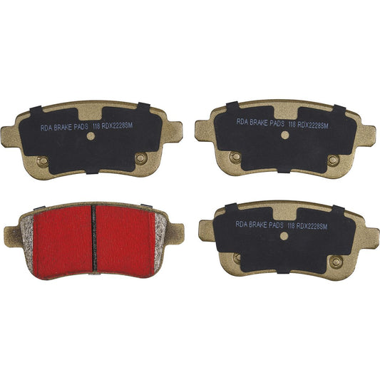 RDA Brakes Extreme Brake Pad Set Rear - RDX2228SM
