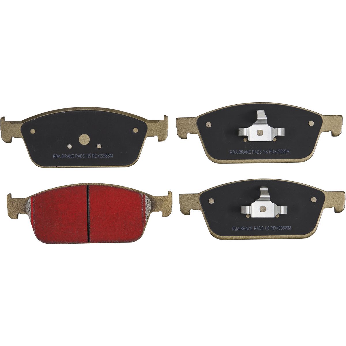 RDA Brakes Extreme Brake Pad Set Front - RDX2268SM