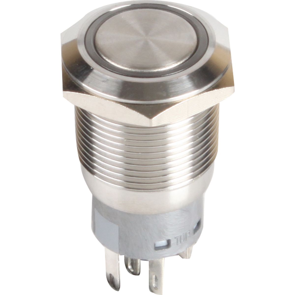 OEX Push Button Switch On/Off SPST 12V Red Illuminated (Contacts Rated 5A @ 12V) - ACX3690BL