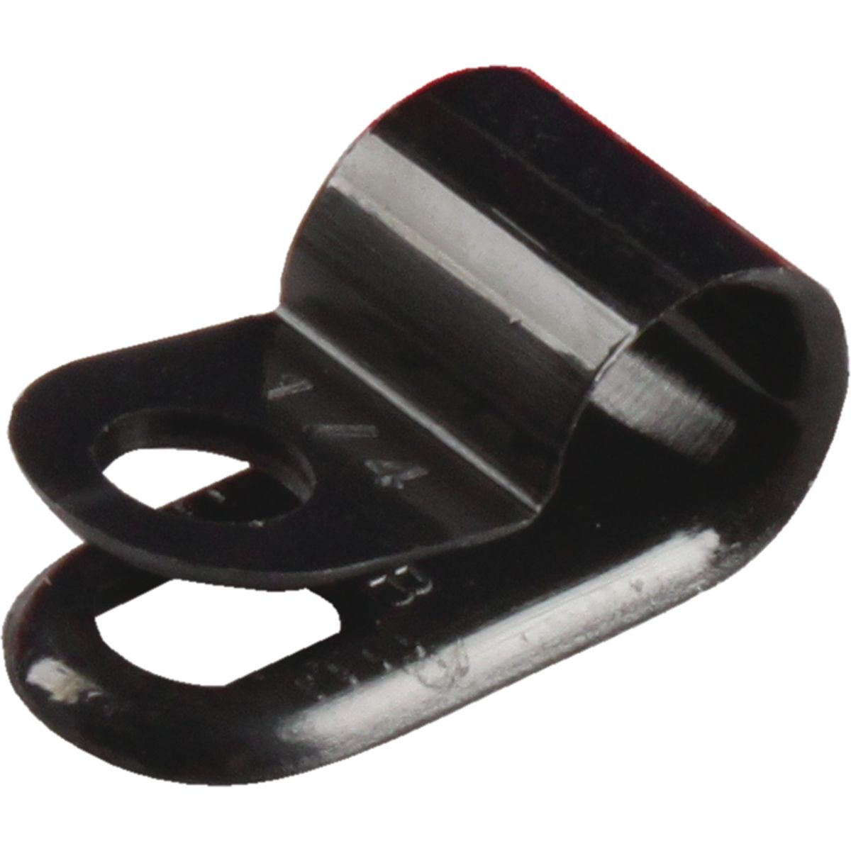 OEX P-Clip 7.4mm Nylon Black 100 Pack - ACX1301BK