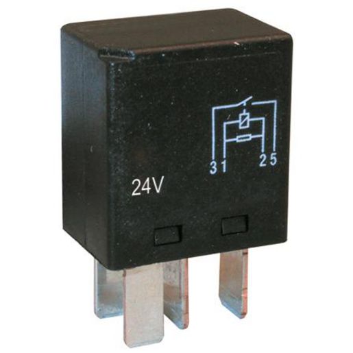 OEX Micro Relay 24V Normally Open 15A - Resistor Protected, Sealed - ACX1982BL