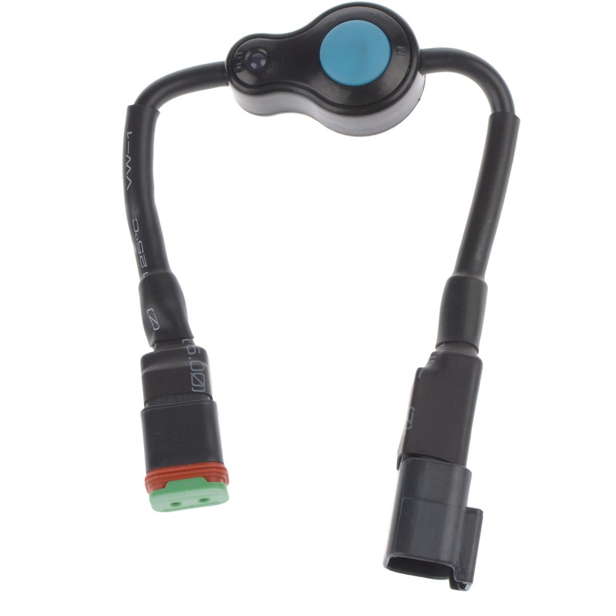 OEX Push Button Switch Inline  On - Off  12 /24V  Pre Wired With 2way DT- IP68 - LLX20006