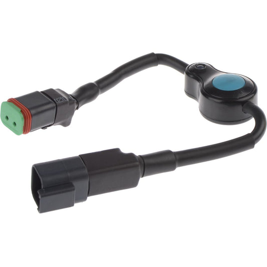 OEX Push Button Switch Inline  On - Off  12 /24V  Pre Wired With 2way DT- IP68 - LLX20006