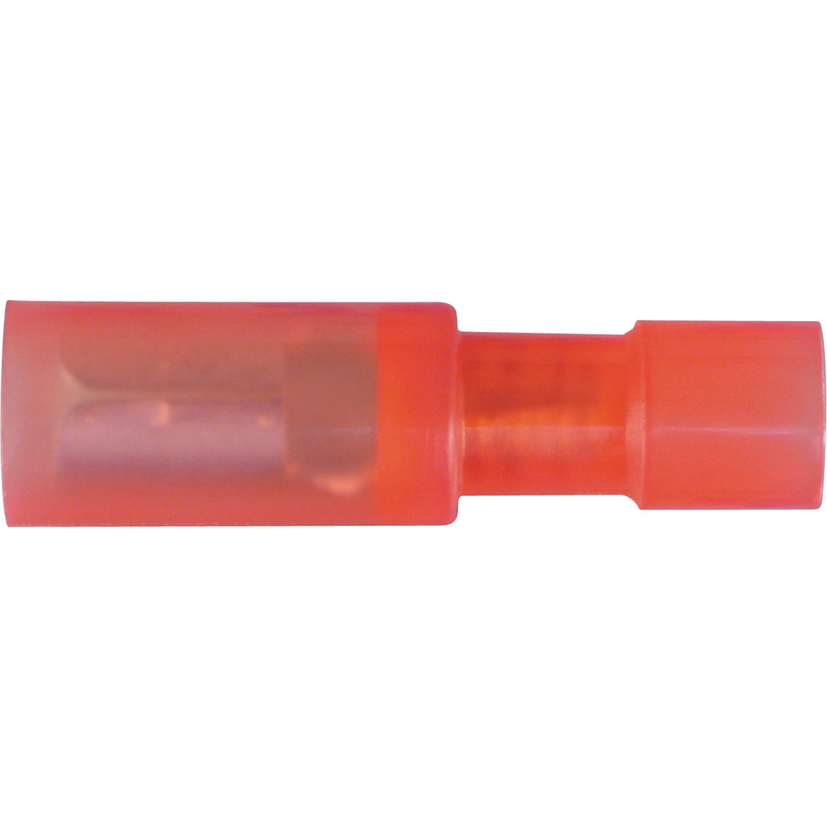 OEX Crimp Terminal Female Bullet Red 4mm Polycarbonate (50 Pack) - ACX3034/50