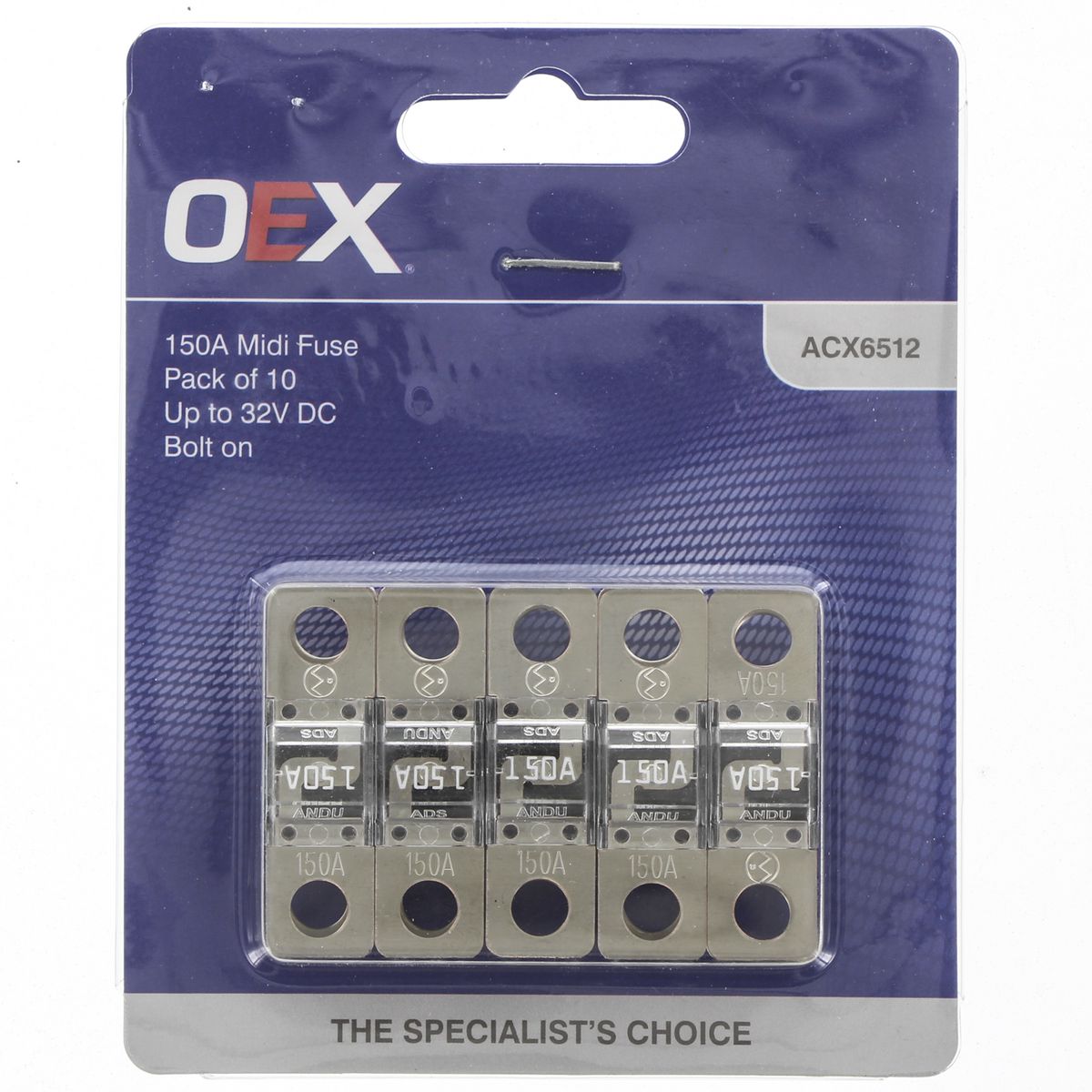 OEX 150A MIDI Fuse (10 Pack) - ACX6512