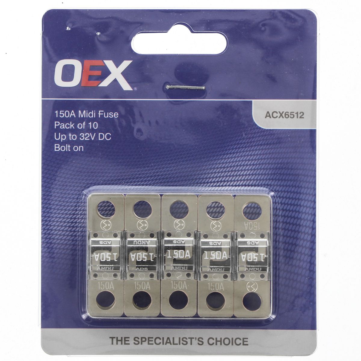 OEX 150A MIDI Fuse (10 Pack) - ACX6512