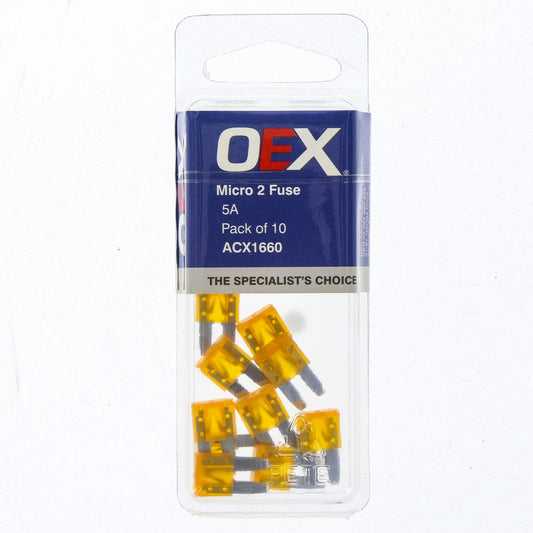 OEX Fuse Micro 2-Blade 5A Tan (Pack of 10) - ACX1660