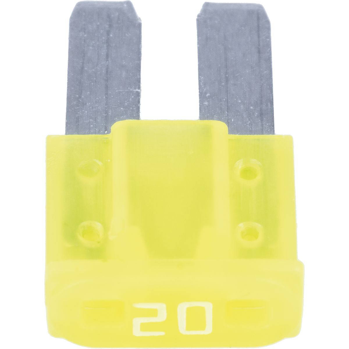 OEX Fuse Micro 2-Blade 20A Yellow (Pack of 10) - ACX1664