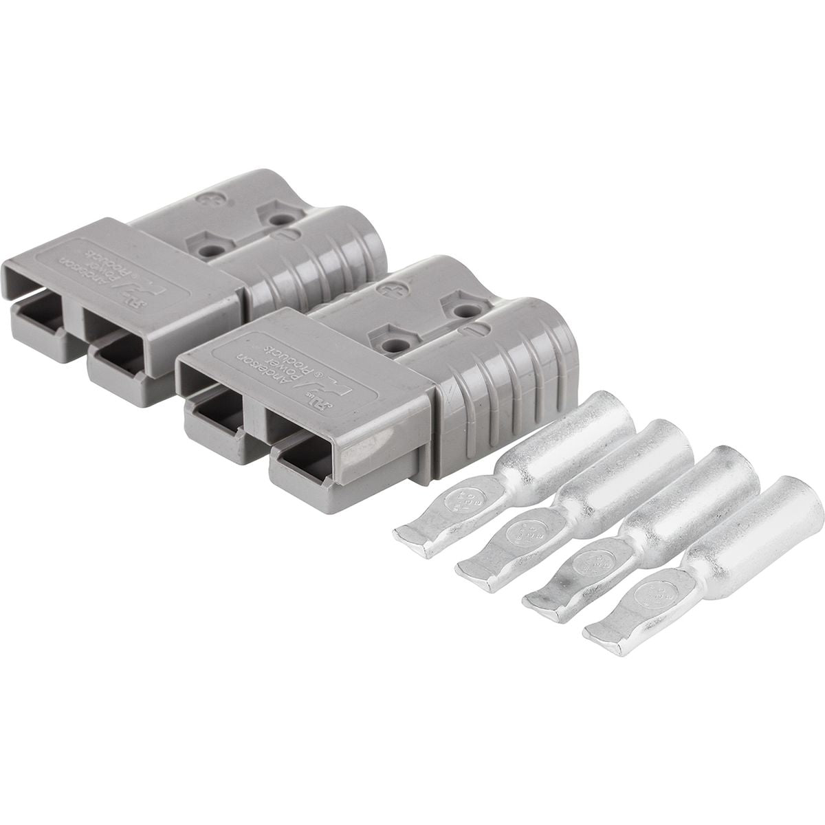 OEX 120A Genuine Anderson Connector, Grey - 1 Pair with Terminals - ACX2767