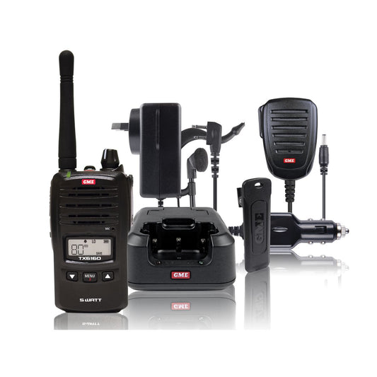 GME UHF 5W Handheld IP67DF Water & Dust - TX6160