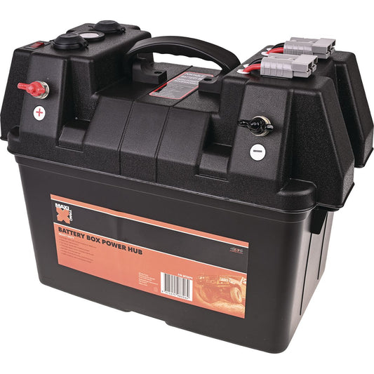 Maxi Trac 4WD Heavy Duty Powered Battery Box - MTBBPH